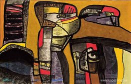 Huile sur papier journal No.4 Huile sur papier journal No.4