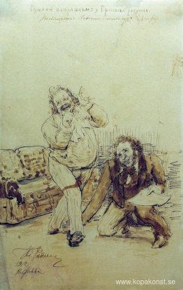 Pushkin hos Karl Bryullov