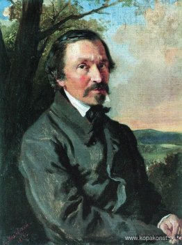 Porträtt av Nikolay Nekrasov