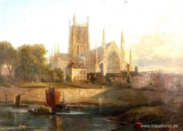 Worcester Cathedral, River Severn