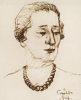 Porträtt av Anna Akhmatova