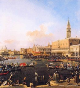 Venedig, Bacino di San Marco på Kristi himmelsfärdsdag