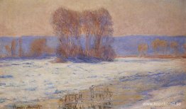 Seinen vid Bennecourt, vinter