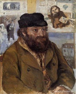 Porträtt av Paul Cezanne