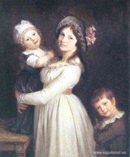 Familjeporträtt av Madame Anthony och hennes barn