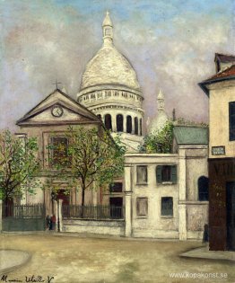 Kyrkan St. Pierre och kupolen i Sacre Coeur