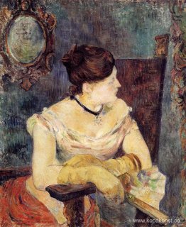 Mette Gauguin i aftonklänning