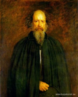 Porträtt av Lord Alfred Tennyson