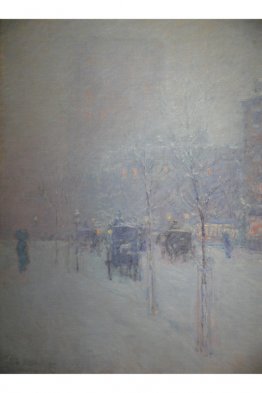 New York, sen eftermiddag, vinter