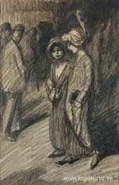 Deux Jeunes Filles Se Promenant