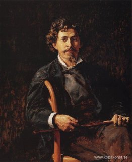 Porträtt av konstnären Ilya Repin