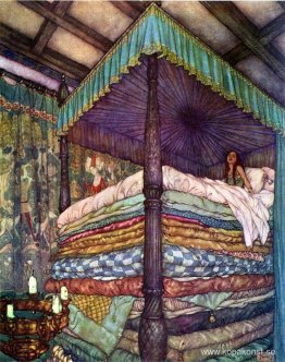 Princess and the Pea (The Real Princess), illustration till Prin