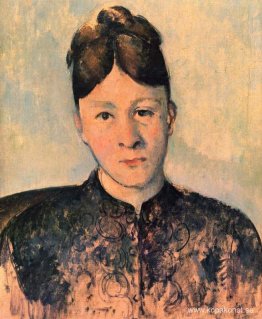 Porträtt av Madame Cezanne