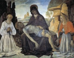 Pieta med St. Hieronymus och Santa Maria Magdalena