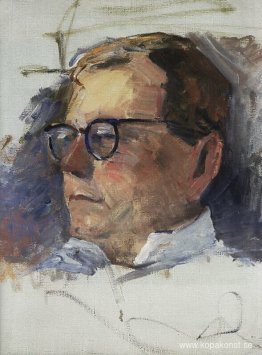 Porträtt av Dmitri Sjostakovitj