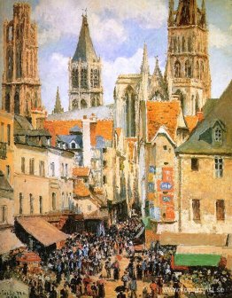 Den gamla marknaden i Rouen