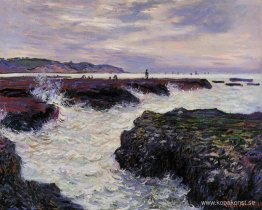 The Rocks at Pourville, Low Tide