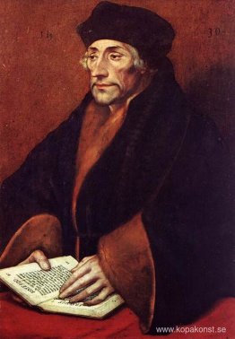 Porträtt av Desiderius Erasmus