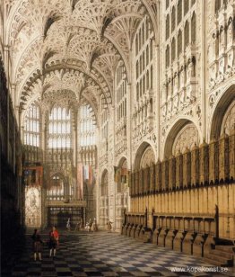 Interiören av Henry VII Chapel i Westminster Abbey