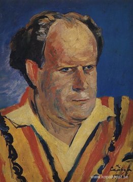 Porträtt av filmregissören Sergei Eisenstein