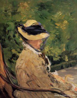 Madame Manet på Bellevue