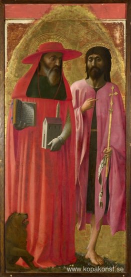 St Hieronymus och Johannes Döparen