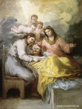 Skiss för The Death of Saint Joseph