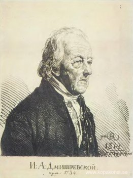 Porträtt av Ivan Dmitrevsky