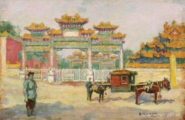 The Gate of Lama Temple, Peking