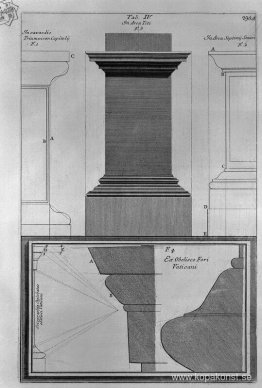 Arkitektoniska detaljer av Titus och Septimius Severus bågar och