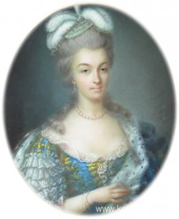 Porträtt av Marie Antoinette