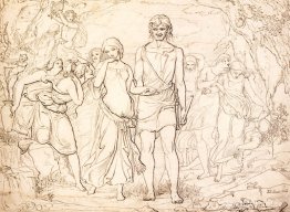 Cymon och Iphigenia, studie