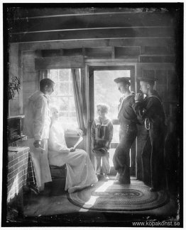 Familjen Clarence White i Maine