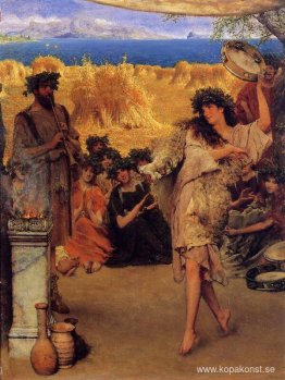 A Harvest Festival (A Dancing Bacchante at Harvest Time)