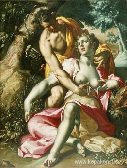 Cephalus och Procris (Procris död)