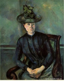 Kvinna i en grön hatt (Madame Cezanne)