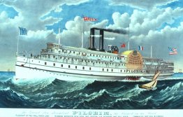 Steamer Pilgrim, en del av den "gamla" Fall River Line