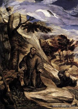 St Francis tar emot stigmata