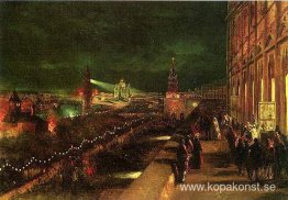 Belysning av Moskva med anledning av kröningen 1883