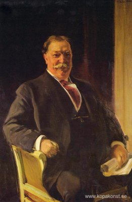 Porträtt av Mr Taft, USA:s president