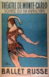 Affisch för Ballet Russe-säsongen 1911 som visar Nijinsky i kost