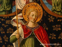 Saint Ursula med änglar och donator (detalj)