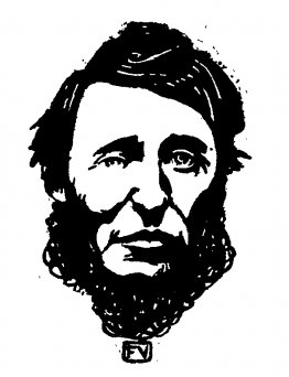 Porträtt av Henry David Thoreau