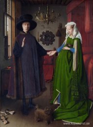 Arnolfini-bröllopet. Porträttet av Giovanni Arnolfini och hans f