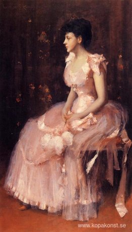 Portrait of a Lady in Pink (alias Lady in Pink Portrait of Mrs L