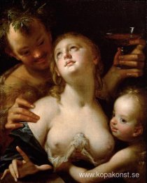 Bacchus, Venus och Amor