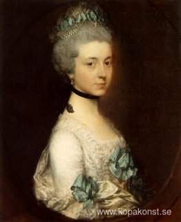 Porträtt av Lady Elizabeth Montagu, hertiginnan av Buccleuch och