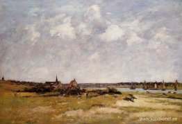 Etaples, La Canache, högvatten