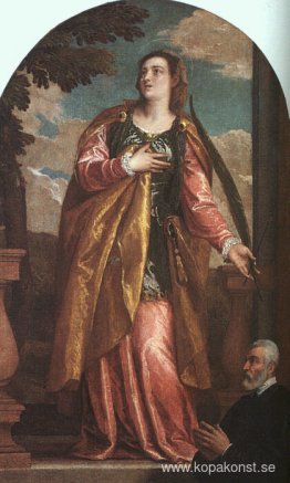 St. Lucy och en donator