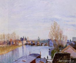 The Loing at Moret, tvättbåten